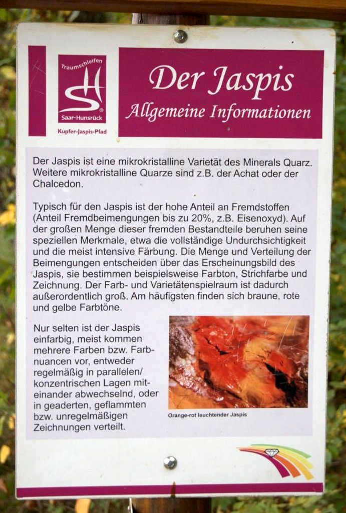 Kupfer-Jaspis-Pfad Kupfer-Jaspis-Pfad