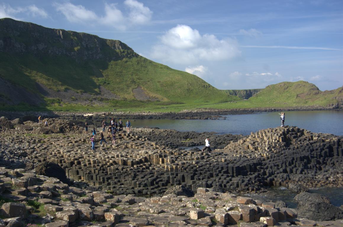 Basaltstrand am Giant's Causeway Basaltstrand am Giant's Causeway