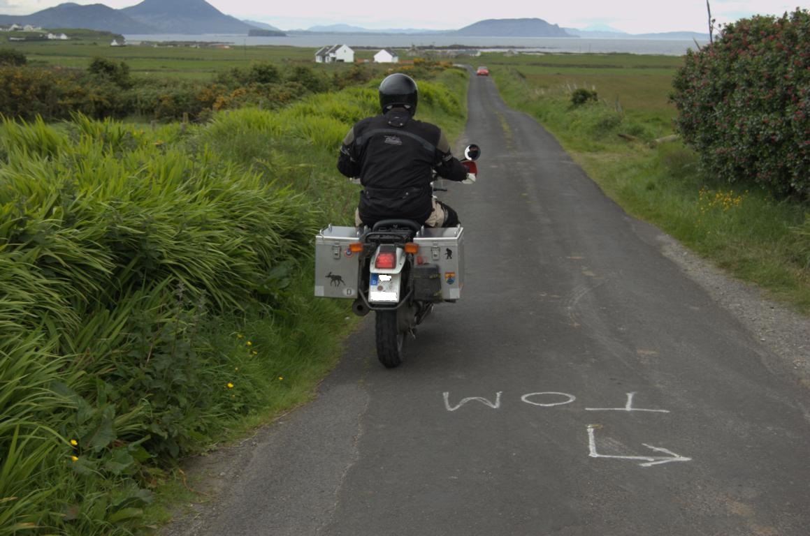 Kleine Strassen in Irland