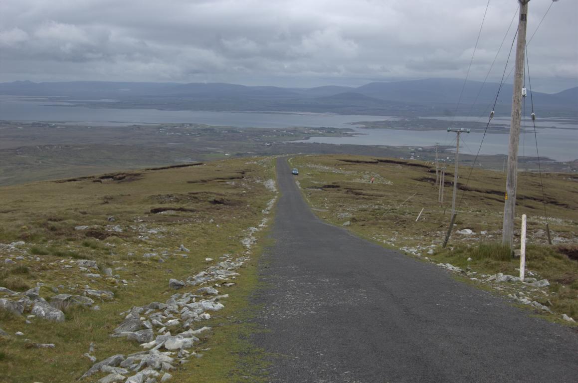 Blick vom Minaun Mountain auf Achill Island Blick vom Minaun Mountain auf Achill Island