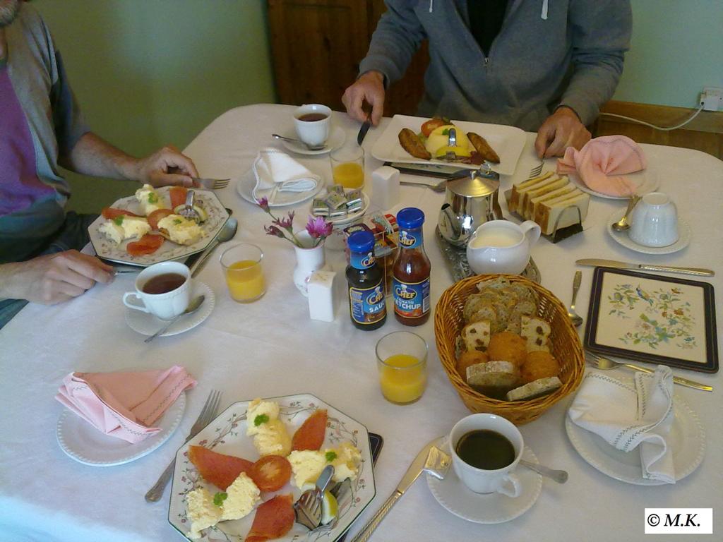 Frühstück im 'Russell's B&B' in Dingle