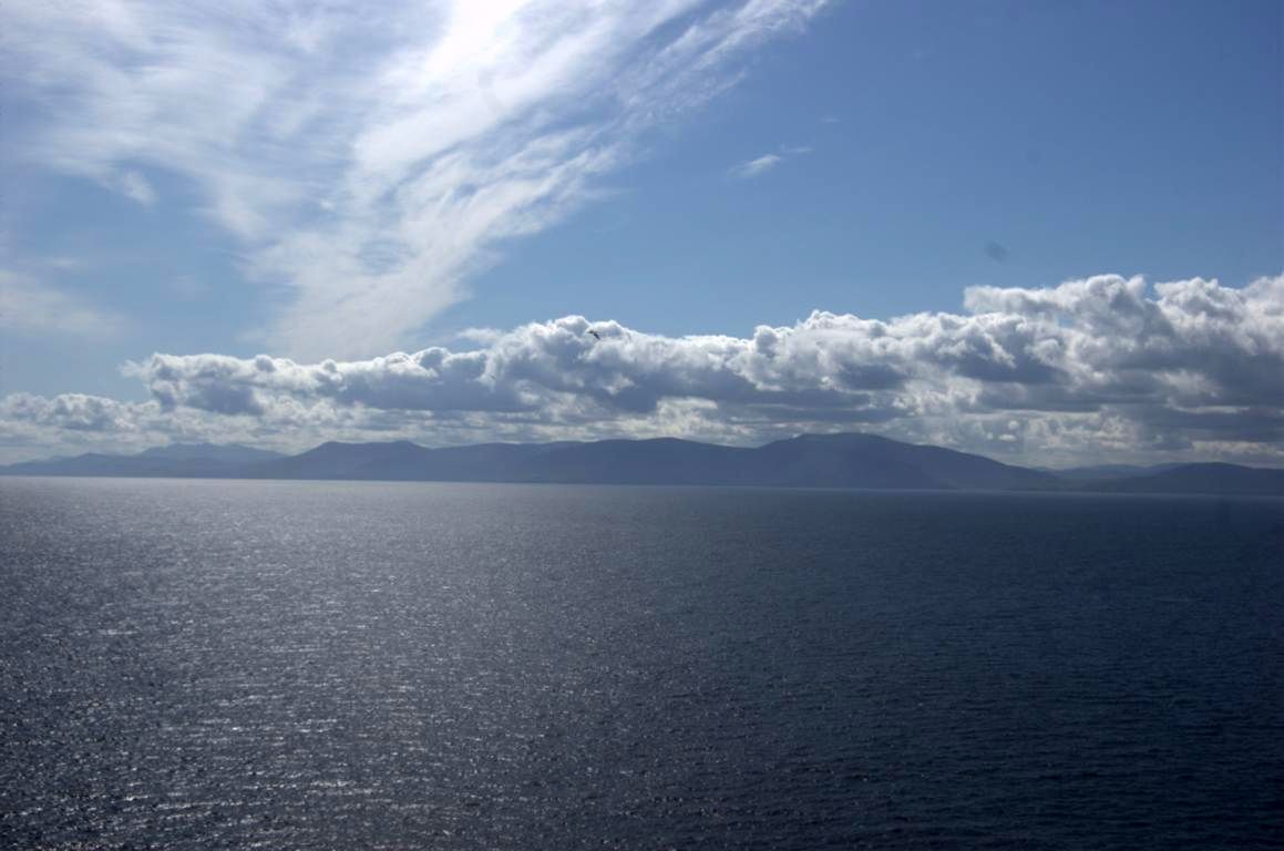 Blick auf die Basket Islands