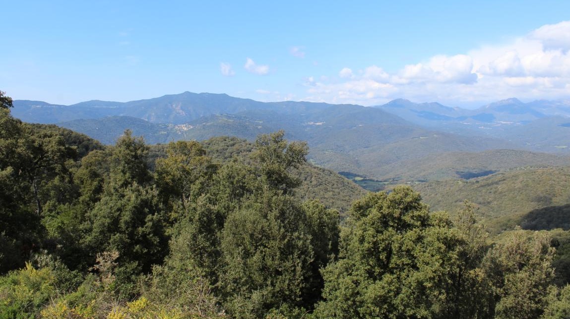 Blick auf das Hinterland im Südwesten