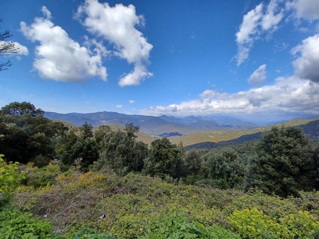 Blick auf das Hinterland im Südwesten