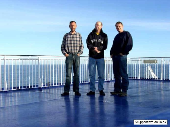 Gruppenfoto an Deck Gruppenfoto an Deck
