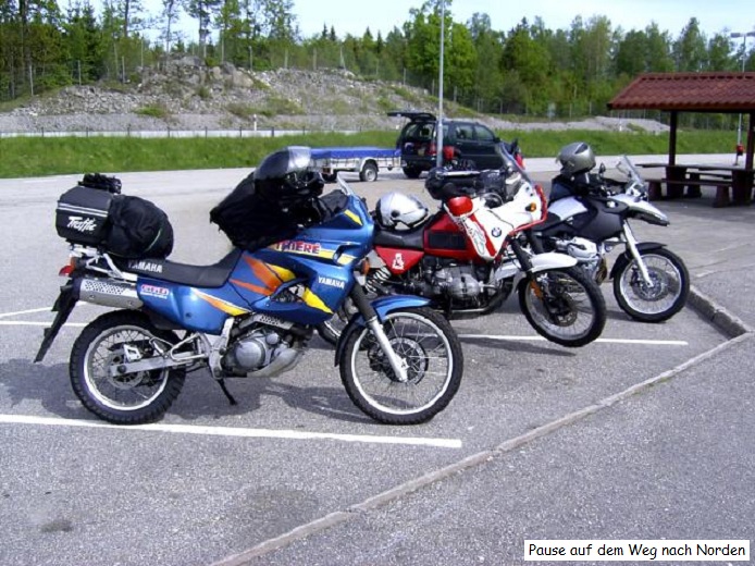 Pause auf dem Weg nach Norden Pause auf dem Weg nach Norden