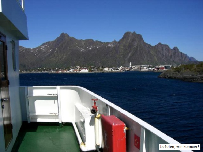 Überfahrt auf die Lofoten