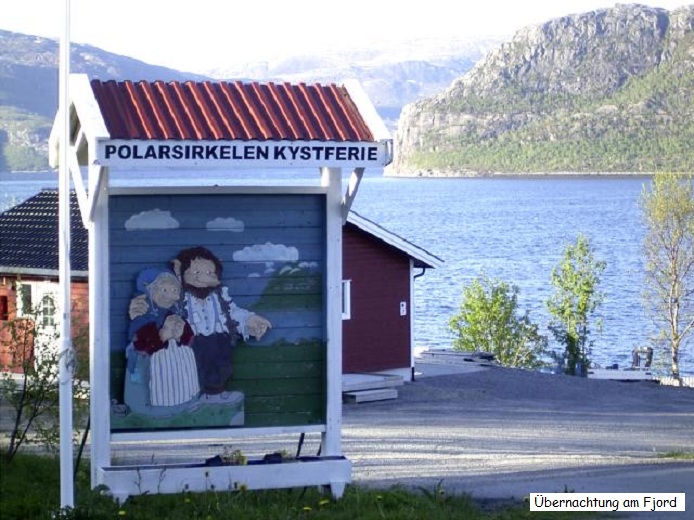 Übernachten am Fjord