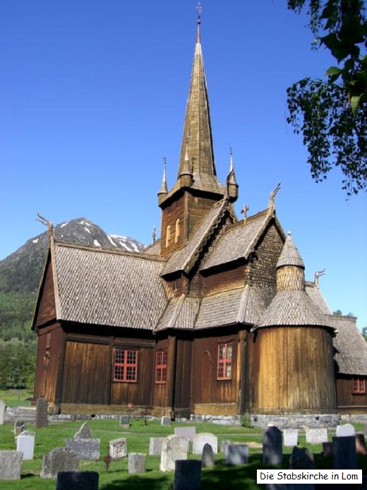 Stabkirche in Lom