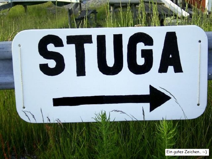 Schild Stuga