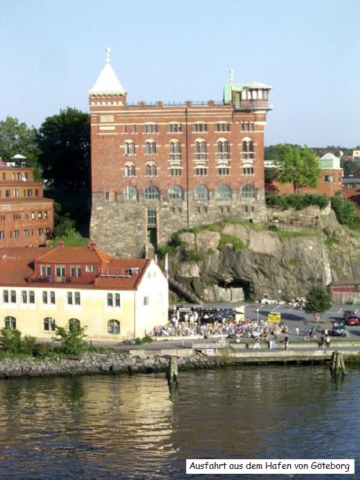 Ausfahrt aus dem Hafen von Göteborg