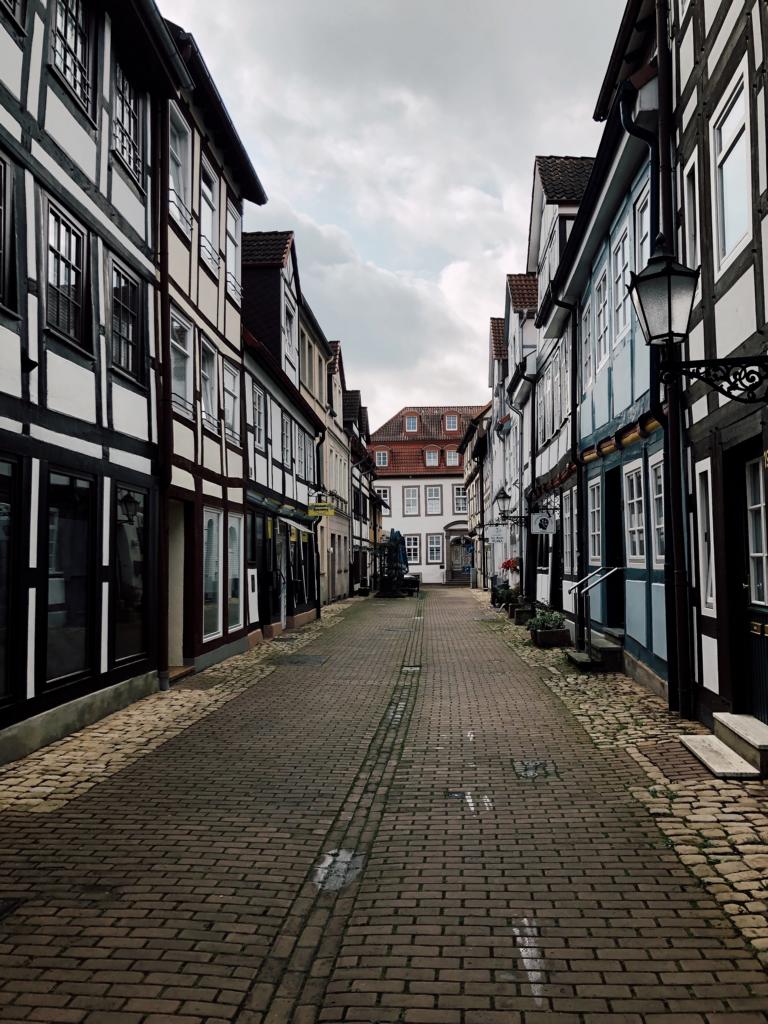 Straße in Hameln Straße in Hameln