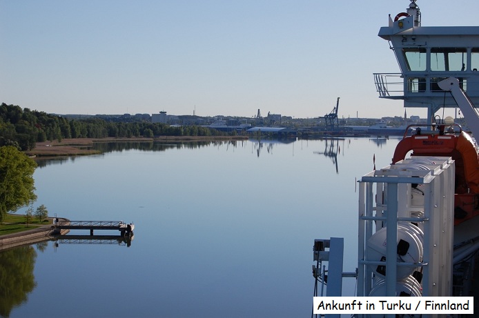 Ankunft in Turku