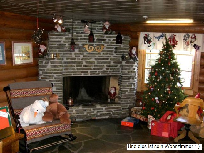 Wohnzimmer vom Weihnachtsmann Wohnzimmer vom Weihnachtsmann