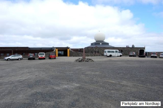 Parkplatz am Nordkap