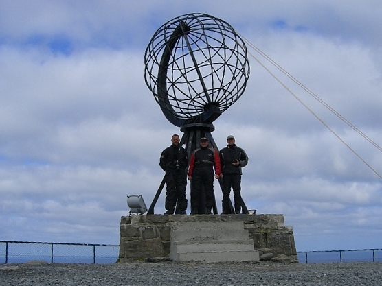 Am Nordkap-Globus