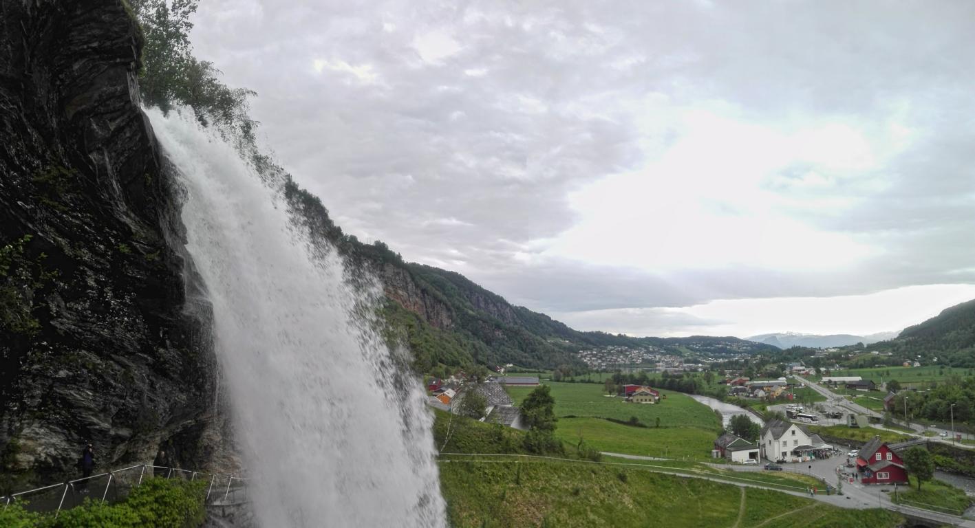 Aussicht vom Steindalsfossen