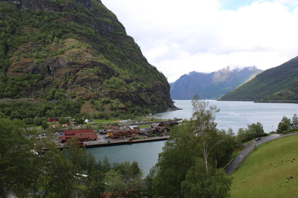 Blick auf Flåm