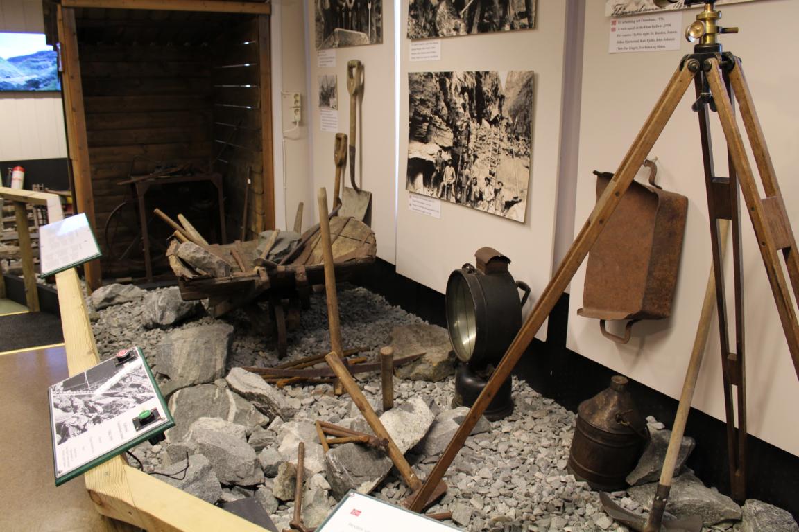 Ausstellung im Flamsbanamuseum