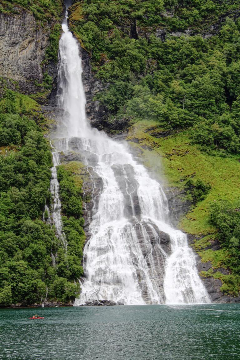 Flasche vom Freier im Geirangerfjord