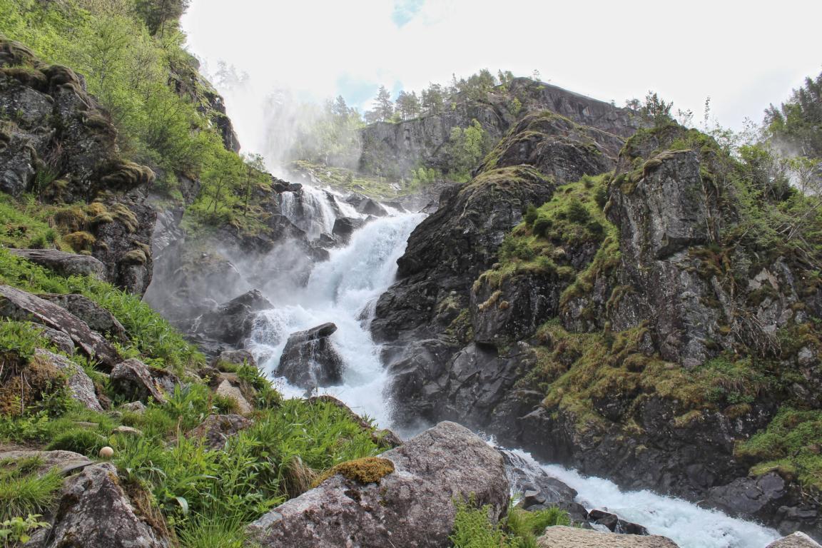 Wasserfall Lätefossen