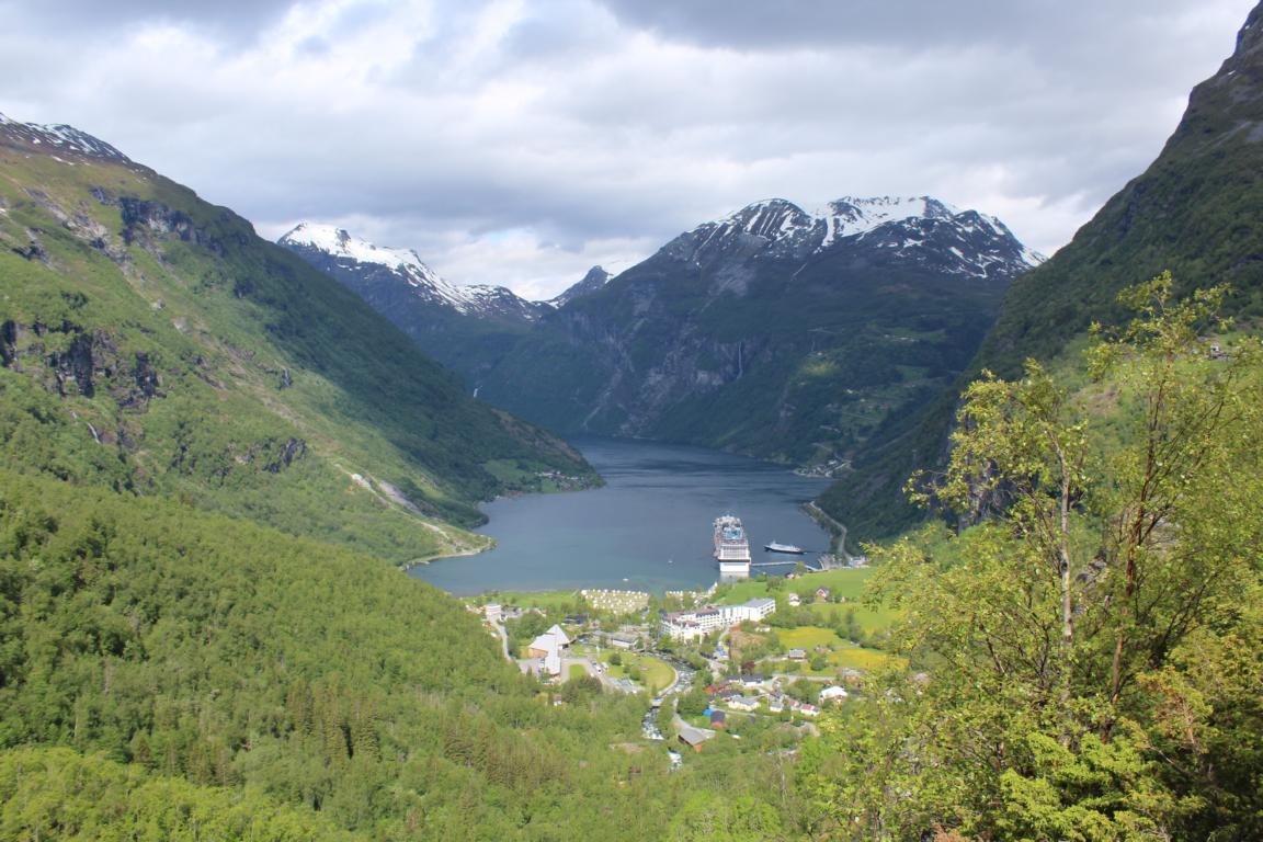 Aussicht auf Geiranger