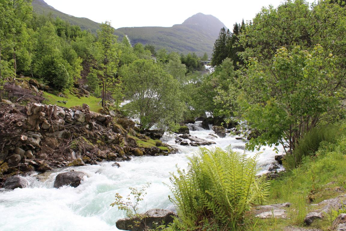 Storfossen, der Wasserfall von Geiranger