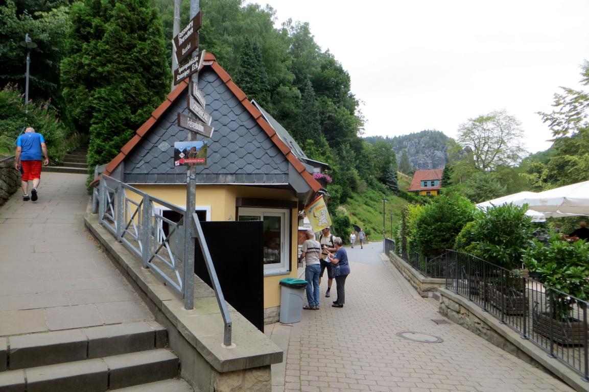 Abzweig zur Bastei Abzweig zur Bastei
