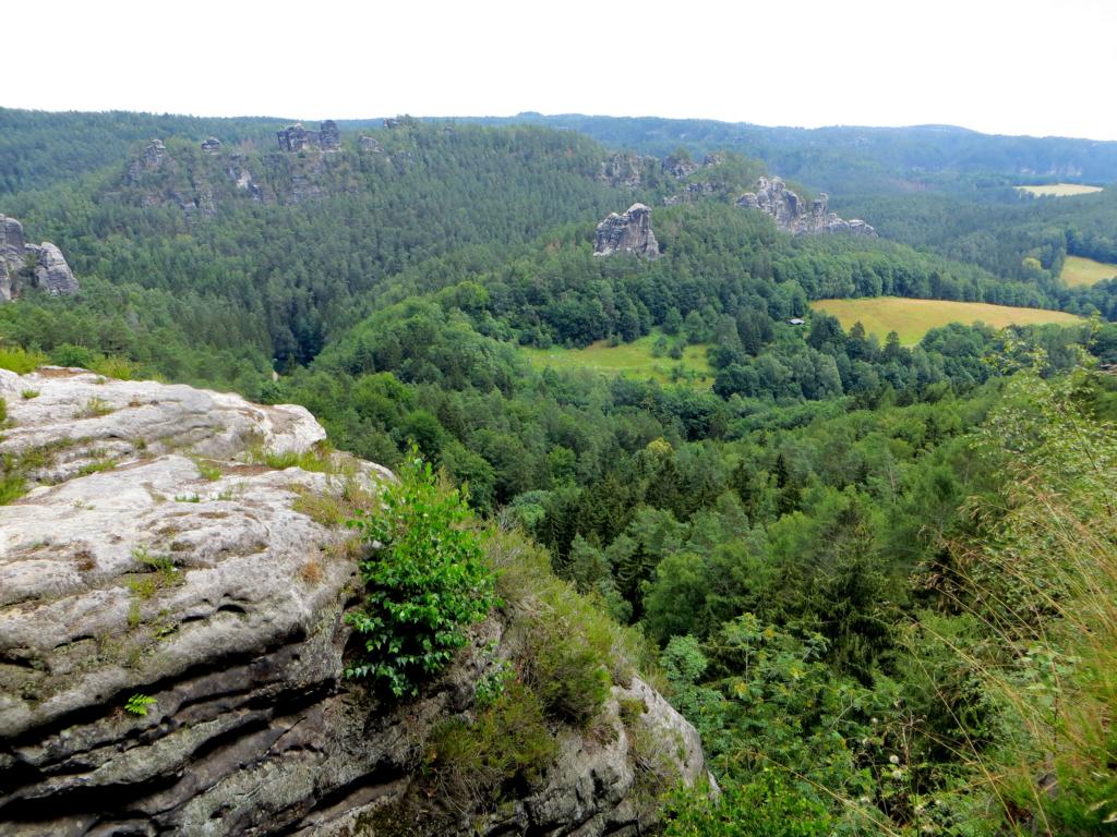 Aussicht von der Felsenburg Neurathen Aussicht von der Felsenburg Neurathen