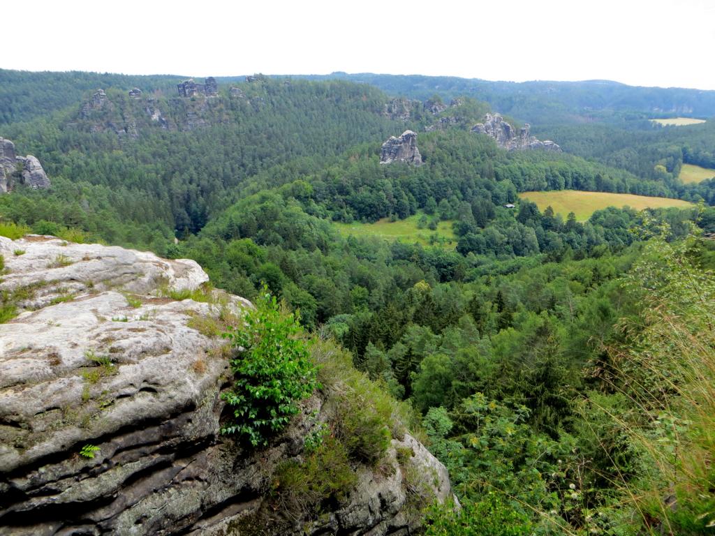 Aussicht von der Felsenburg Neurathen