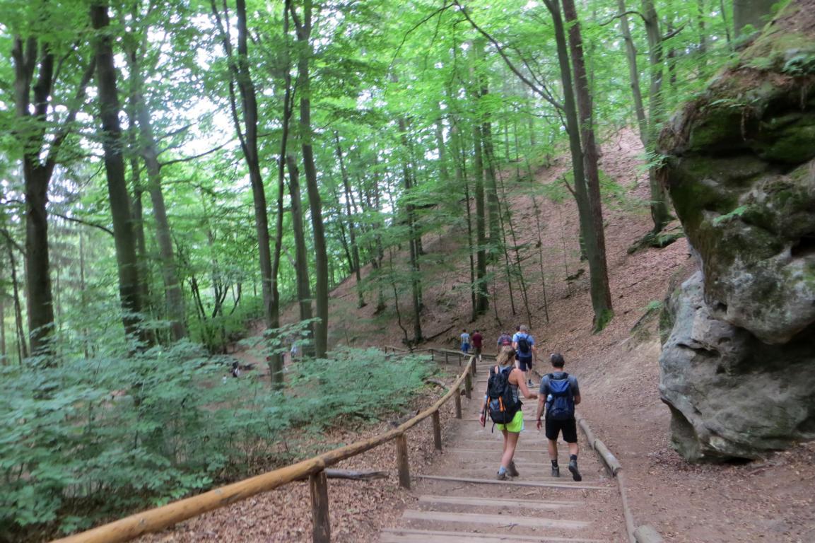 Auf dem Rückweg von der Bastei nach Rathen Auf dem Rückweg von der Bastei nach Rathen