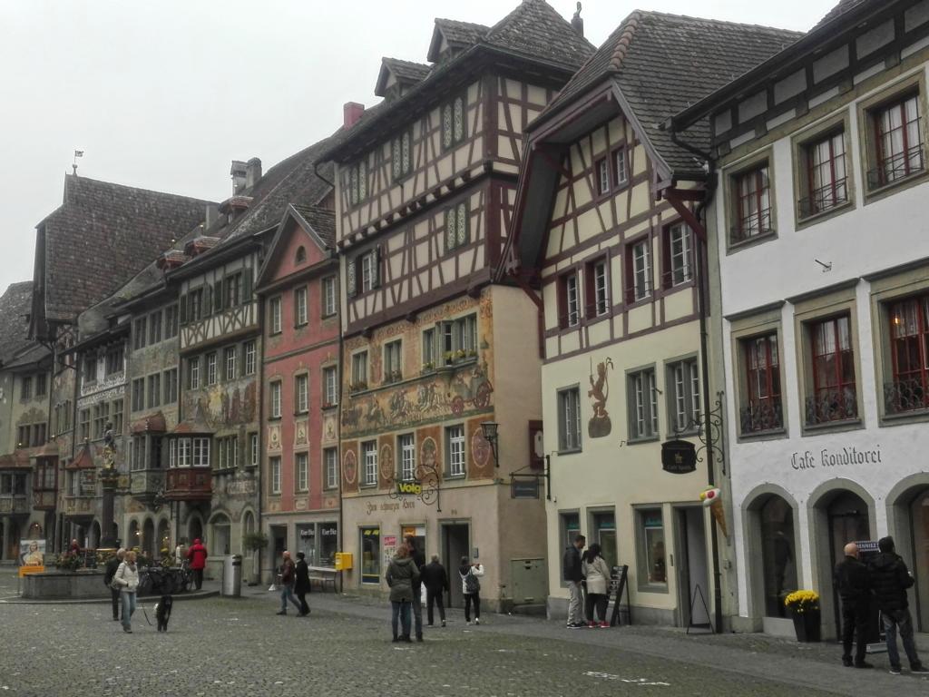 Häuserzeile am Marktplatz