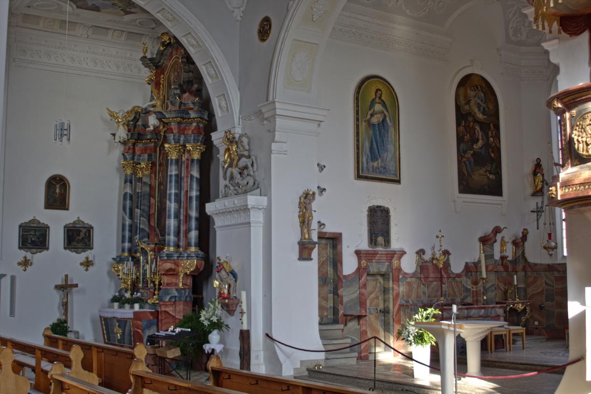 Die Kirche St. Georg in Wasserburg am Bodensee