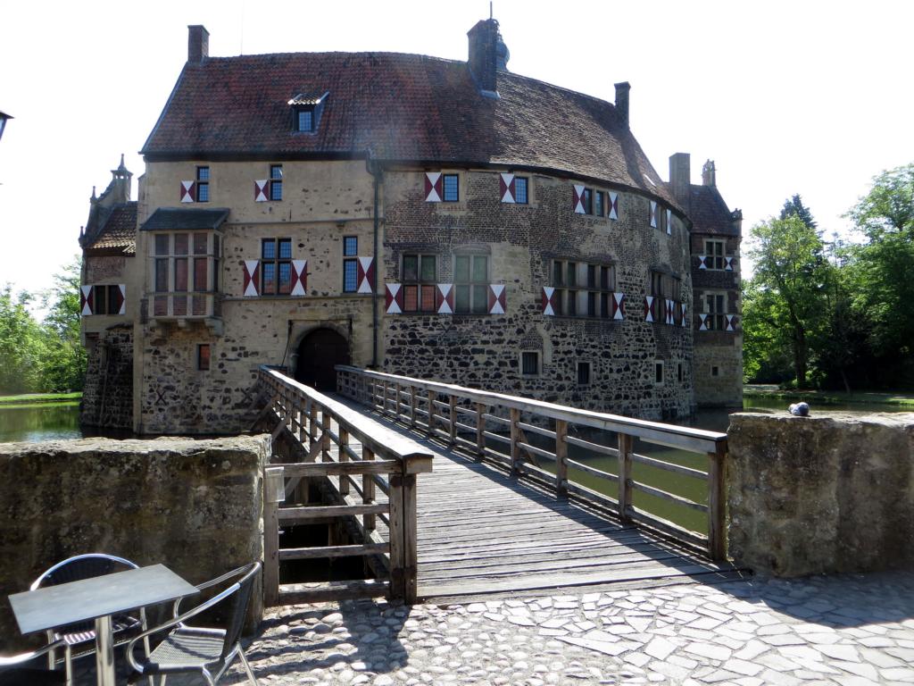 Blick auf Burg Vischering in Lüdinghausen