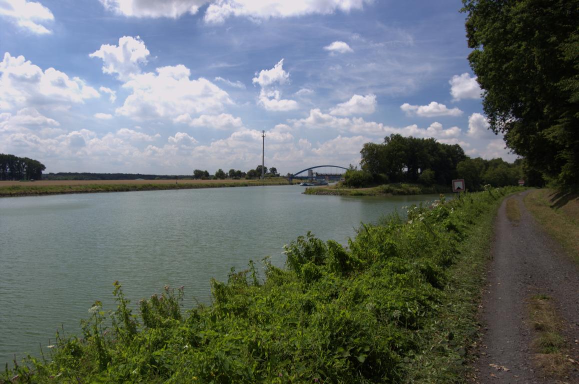 Einmündung der 'Alten Fahrt' in den Dortmund-Ems-Kanal