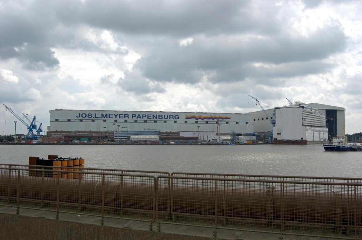 Die Meyer Werft in Papenburg