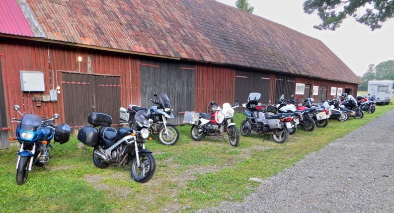 Motorradtreffen un Schweden