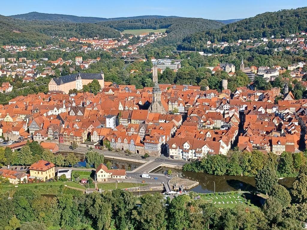 Blick von der Tilly-Schanze auf Hann. Münden