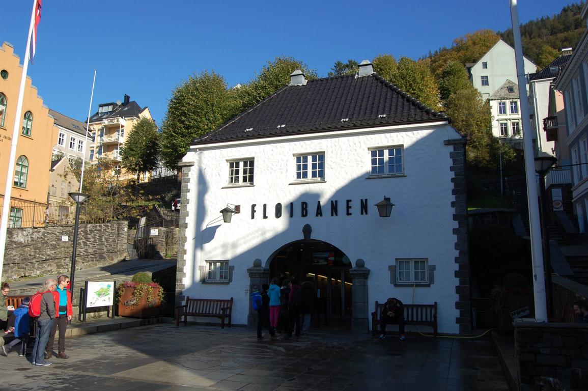 Bahnstation der Fløibanen