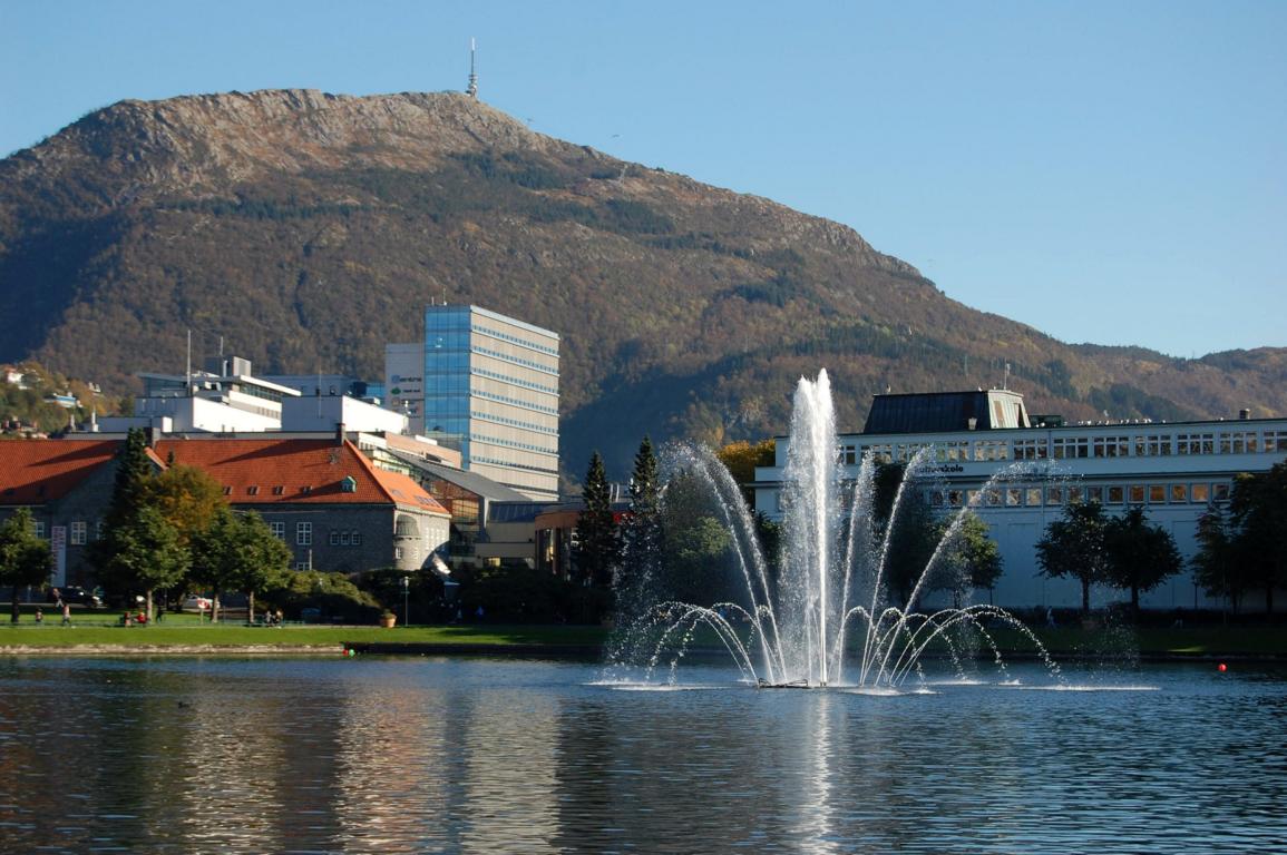 Spaziergang durch Bergen