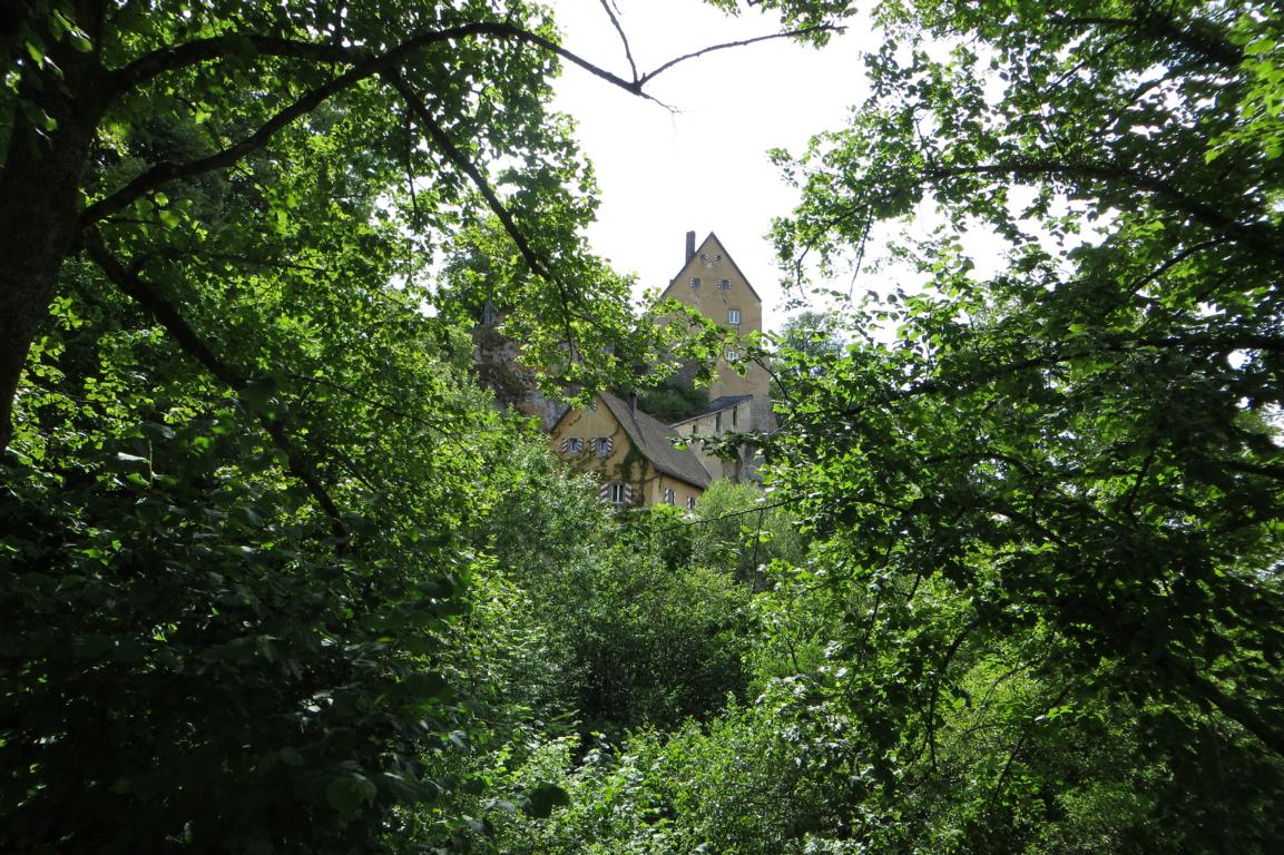 Blick auf Burg Pottenstein