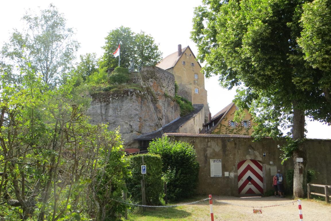 Eingang zur Burg Pottenstein