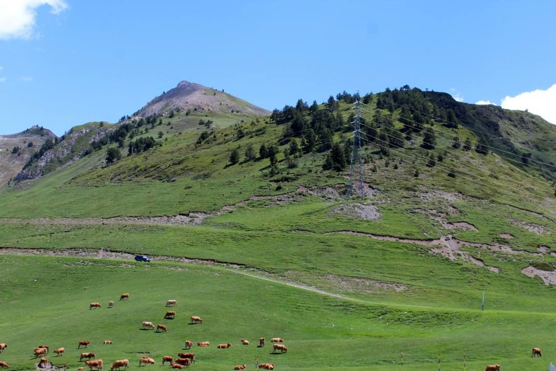 Aussicht vom Gebirgspass 'Bonaigua'