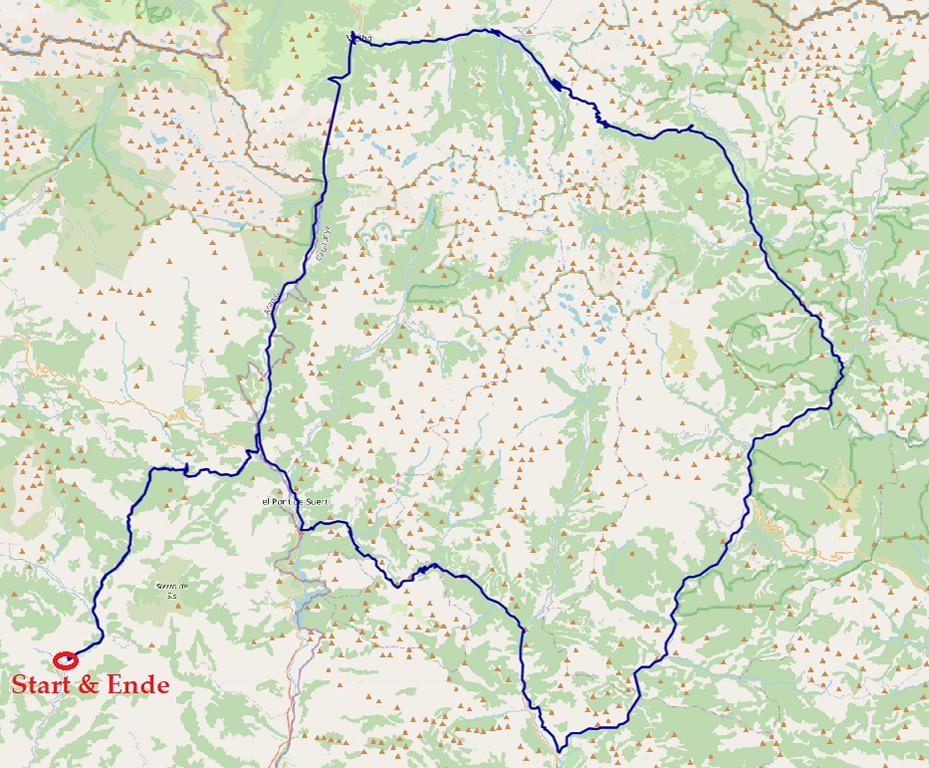 Übersicht fünfte Tour Übersicht fünfte Tour