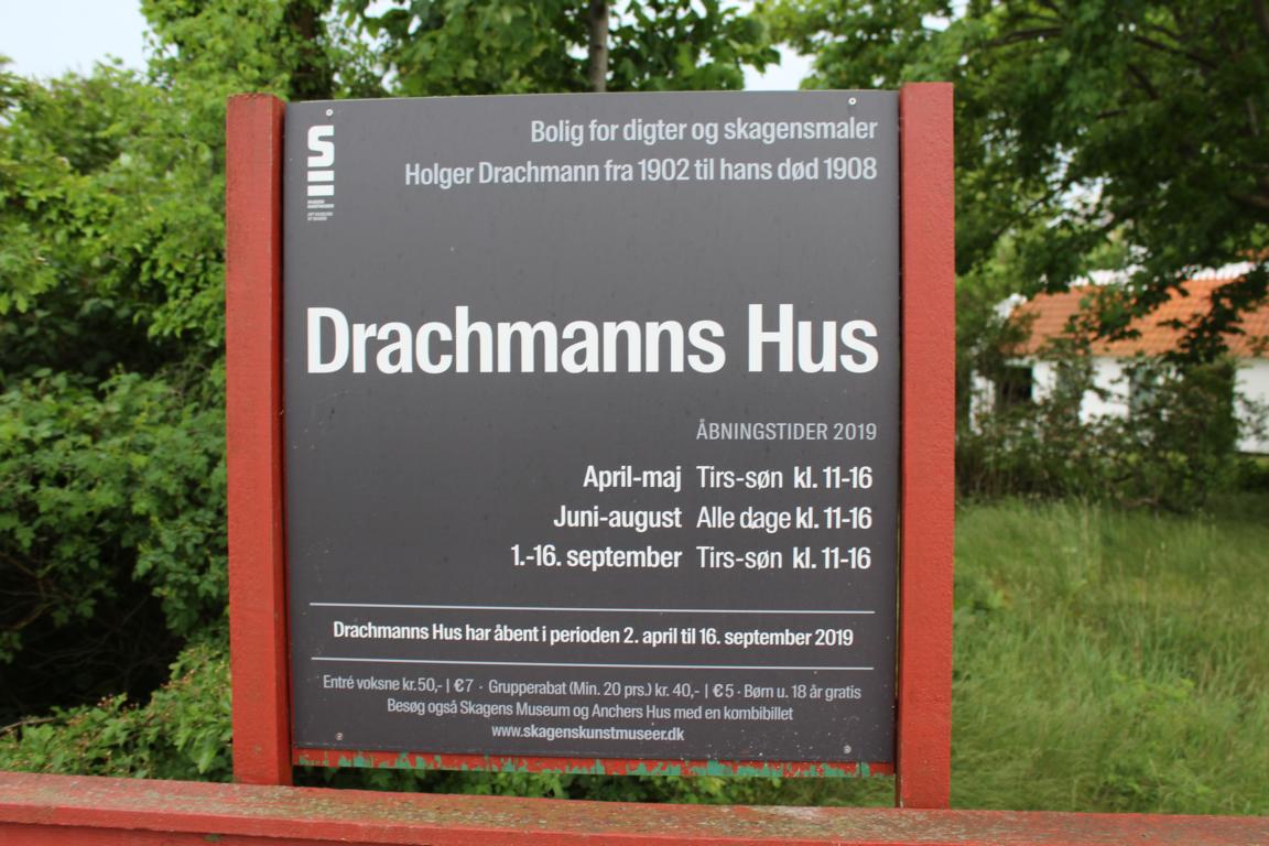 Infotafel Drachmannshus