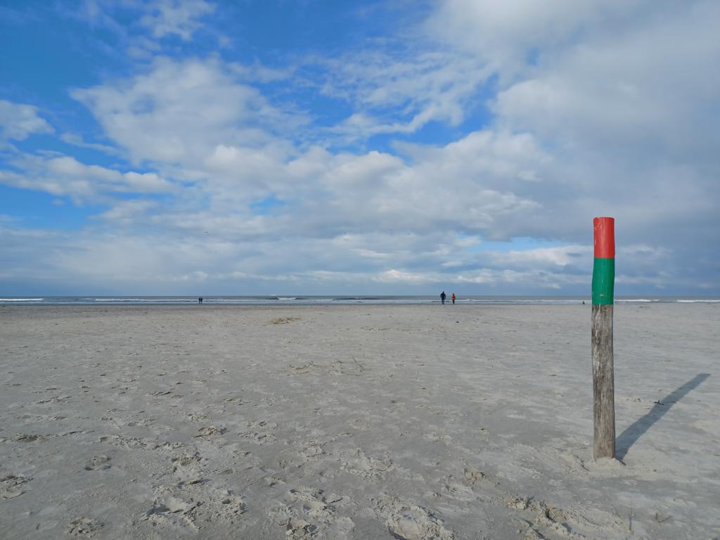 Am Strand von Juist