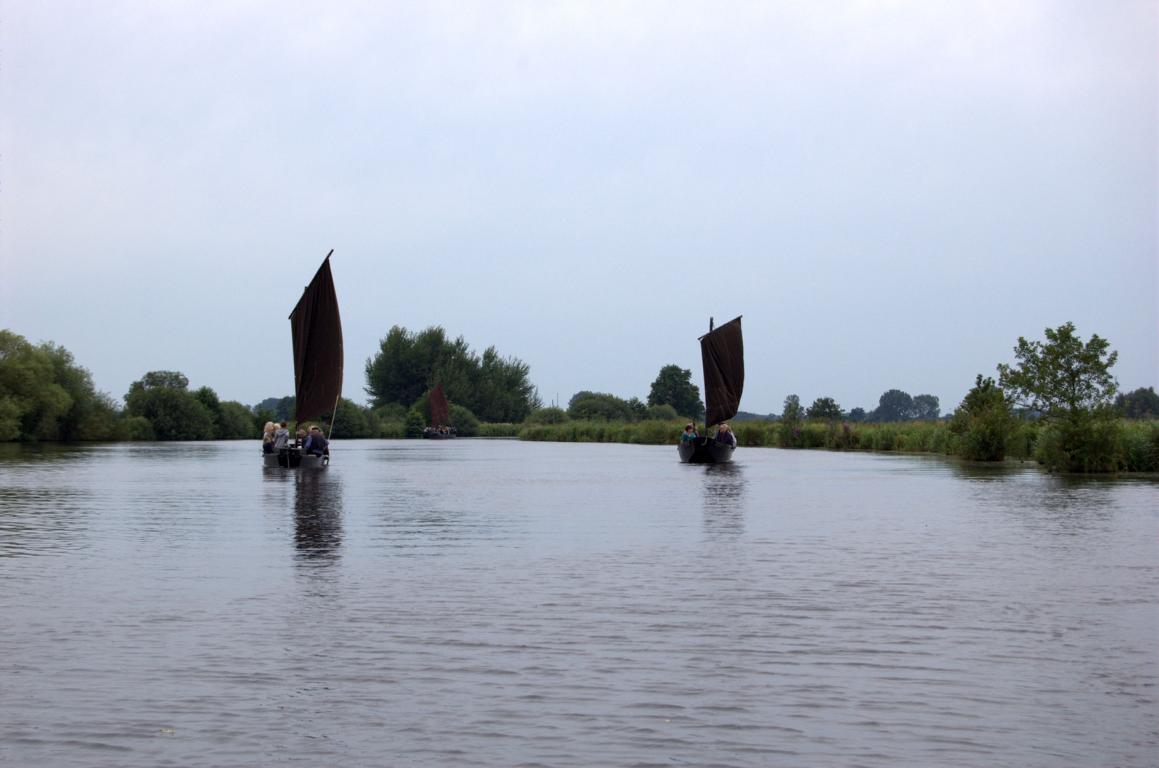 Bootsfahrt auf der Hamme