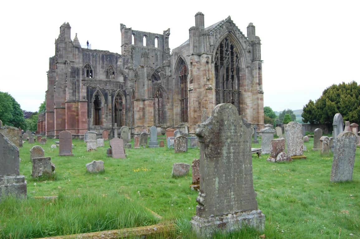 Die Ruine von Melrose Abbey