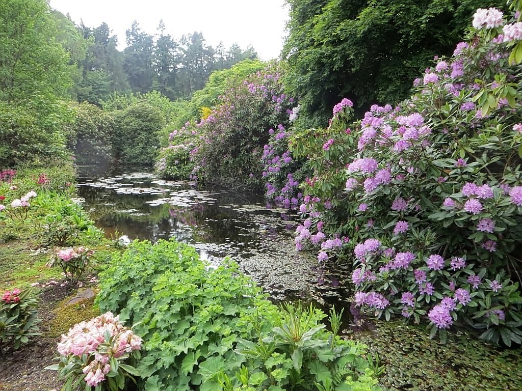 Im Garten der Glen Grant Destillerie