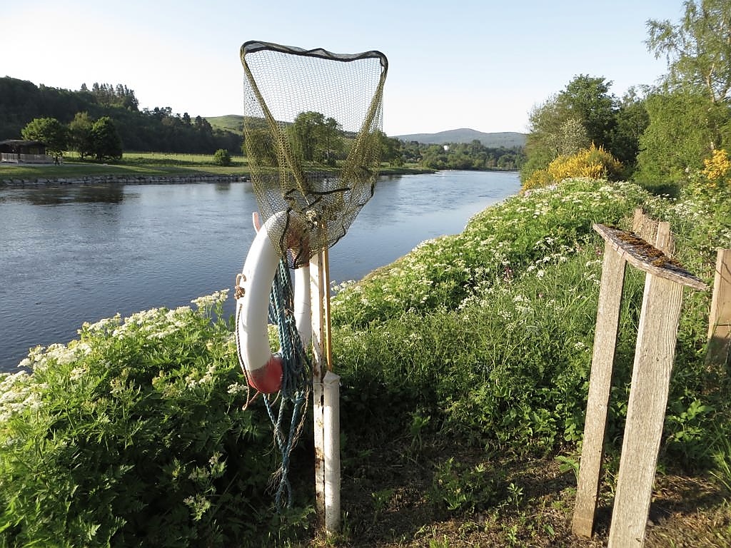 Spaziergang entlang des Flusses 'Spey'